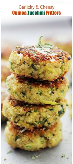 three crab cakes stacked on top of each other