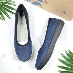 Reposhing This Item I Purchased From @Weheartshoes. Loved It, But Ready To Rotate For Something New. Questions? Leave A Comment Below! Womens Clarks, Flat Color, Clarks Shoes, Leave A Comment, Flat Shoes Women, Something New, Ballet Flats, Loafer Flats, Color Blue