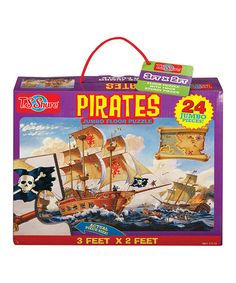 a puzzle box with pirate's on it