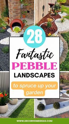 Corner Landscaping, Pebble Landscaping, Garden Pebbles, Small Flower Gardens, Pebble Garden, Gravel Landscaping, Side Yard Landscaping, Drought Tolerant Garden, Stone Landscaping