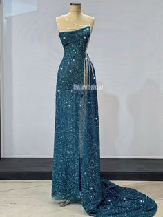 Stunning One-Shoulder A-line Sequin Slit Sparkle Prom Dresses, FC6244 This dress could be custom made, there are no extra cost to do custom size and color. Description of dress 1, Material: sequin, elastic like silk . 2, Color: picture color or other colors, please contact us for more colors. 3, Size: standard size or custom size, if dress is custom made, we need to size as following Bust:__________cm/inch Waist:_________cm/inch Hips:__________cm/inch Butt:__________cm/inch (under the hips, only Uni Graduation, Sparkle Prom Dress, Prom Dress Inspo, Stunning Prom Dresses, Prom Dress Inspiration, Cute Prom Dresses, Pretty Prom Dresses, Prom Outfits, Gala Dresses