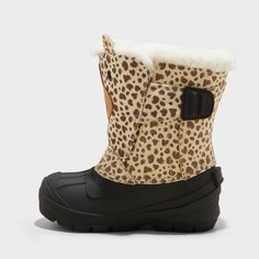 Get your little one ready for cool-weather outings in magical style with these Frankie Winter Boots from Cat & Jack™. Made from waterproof material with a breathable upper and featuring a closed-toe design, these winter boots help keep their feet dry, while the faux fur lining provides their feet cozy comfort. The medium-width boots features a hook-and-loop closure to let them find the most comfortable fit, while allowing for easy on and off. They're sure to add cool style to a variety of their Playful Waterproof Boots For Outdoor, White Winter Rain Boots For Outdoor, White Rain Boots For Winter Outdoor Use, Cute Winter Outdoor Boots, Cute Winter Boots For Outdoor, Cute Outdoor Winter Boots, Cute Outdoor Boots For Winter, Scratch-resistant Winter Outdoor Boots, Cute Waterproof Rain Boots For Outdoor