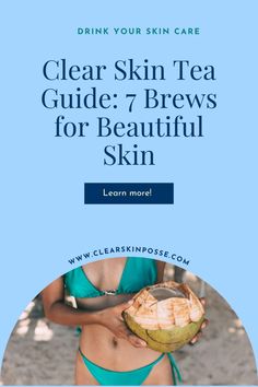 Sip your way to beautiful skin with our clear skin tea guide! Discover 7 herbal teas that promote clear skin and learn how to incorporate them into your daily routine. For more skincare tips, make sure to click the pin! Tips For Dry Skin, Glowy Skincare, Tea Guide, Skin Tea, Healthy Skin Tips, Herbal Teas, And Just Like That, Skincare Tips, Skin Tips