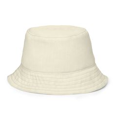 The Humble Sportswear™ Off-White Duo Fit Reversible Bucket Hat is an innovative and stylish accessory, the reversible bucket hat that allows you to mix and match for effortless versatility. It's perfect for complete wardrobe functionality and effortless style. • 100% polyester • Fabric weight: 8.1 oz/yd² (275 g/m²) • Moisture-wicking and breathable fabric • Linen feel material • Reversible • Available in 2 sizes Size guide TOP CIRCUMFERENCE (inches) CROWN HEIGHT (inches) BRIM HEIGHT (inches) S/M Casual Lightweight Packable Bucket Hat, White Bucket Hat With Short Brim For Outdoor, White Outdoor Bucket Hat With Short Brim, Lightweight Bucket Hat With Uv Protection, Lightweight Solid Bucket Hat With Curved Brim, Solid Color Lightweight Bucket Hat With Curved Brim, Lightweight White Sun Hat With Curved Brim, Casual Packable Bucket Hat With Curved Brim, Casual Packable Curved Brim Bucket Hat