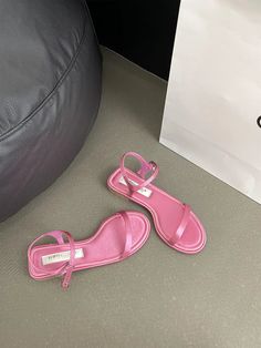 LBSFY - Black Red Pink Blue Green Women Sandals Ankle Strap Narrow Band Summer Dress Shoes Flat Heeled Ankle Strap Fashion Dress Sandals Size 5.5=35=22.5cm Size 6=36=23cm Size 6.5=37=23.5cm Size 7=38=24cm Size 7.5=39=24.5cmSize 8=40=25cm Summer Dress Shoes, Summer Dresses Shoes, Flat Dress Shoes, Blue Sandals, Women Sandals, Dress Sandals, Summer Dress, Ankle Strap, Black Red