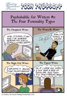 a comic strip about how to write an article