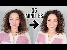 Beginner Curly Routine, Quick in under 35 Min - YouTube Plopping Curly Hair, Bounce Curl, Critical Theory, Dull Hair