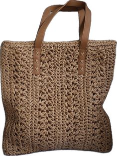 Buy Online Elena Handbags Straw Woven Summer Fashion Bag Woven Tote Bag, Summer Accessories, Sophisticated Style, Large Tote, Perfect Summer, Beach Bag, Fashion Bags, Straw, Summer Fashion