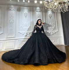 Bar In Home, Goth Wedding Dresses, Black Quinceanera Dresses, Lace Applique Wedding Dress, Neck Wedding Dress, Dark Wedding, Applique Wedding Dress, Wedding Dress Fabrics, Made From Scratch