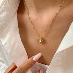 Jade Mirror Necklace – BHelmi Sculptural Jewelry, Bow Jewelry, Animal Jewelry, Hair Ties, Layered Necklaces, Pearl Jewelry, Timeless Beauty, Hair Pins, Necklaces Bracelets