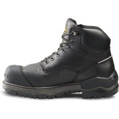 Terra Men's Gantry 6" Nano Composite Toe Waterproof safety Work Boot -Black- 4T8VBK On Sale Now! This Item Ships FREE! All-weather, all-surface, year-round performance, now in a 6-Inch Gantry. Engineered to endure, the molded TPU toe bumper and TecTuff™ vamp and heel fend off abrasions from every angle as the Vibram® Fire Ice™ outsole grips the terrain. Designed for durability and comfort, Terra safety shoes provide maximum support and high-rebound cushioning with the JETSTRIDE® FOOTBED™ insole. Impact Resistant Black Work Boots For Outdoor, Black High-top Impact Resistant Boots, Black Impact Resistant Work Boots For Outdoor, Black Shock Resistant Work Boots For Outdoor, Impact Resistant Black Waterproof Boots For Safety, Shock Resistant Black Work Boots For Outdoor, Black Waterproof Boots With Protective Metal Feet For Safety, Black Waterproof Impact Resistant Boots For Safety, Black Slip-resistant Work Boots For Outdoor Activities