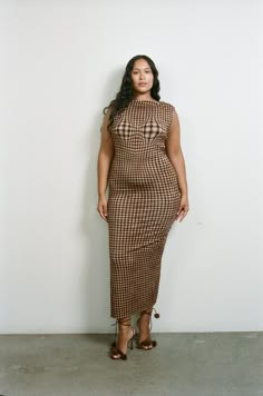 SELENA DRESS WARPED PLAID Romantic Edgy Style, Fall Fashion Black Women, Cute Fall Dresses, Selena Dress, Corset Back Dress, Selena Dresses, Plus Size Brands, Brooklyn Baby, Statement Dress