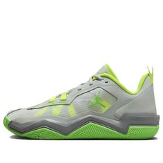 Air Jordan One Take 4 PF Basketball Shoes 'Light Silver Volt' DZ3339-003 Casual Green Jordan Shoes For Light Sports, Green Slip-resistant Low-top Running Shoes, Sporty Green Jordan Shoes With Abzorb Midsole, Dynamic Green Synthetic Sneakers, Green Basketball Shoes With Boost Midsole, Green Lace-up Basketball Shoes For Light Sports, Green Sporty Synthetic Jordan Shoes, Green Synthetic Running Shoes With Abzorb Midsole, Green Synthetic Sneakers For Training