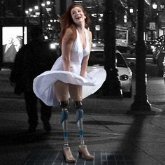 Amputee Model, Disabled Women, Wheelchair Women, Model Woman, Prosthetic Leg, Bionic Woman, Pose Reference Photo, Girly Girl, White Formal Dress