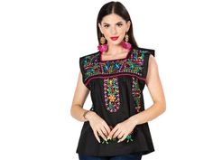 Blusa tradicional bordadaHecho en Mexico por nuestros artesanosNo Incluye AccesoriosColor de bordado puede varear en tonos y diseno_______Classic Mexican Design BlouseMade in Mexico by our ArtesanosDoes not include AccessoriesEmbroidery/Thread color may varyNo two tops are the same Traditional Floral Embroidered Blouse For Fiesta, Traditional Embroidered Blouse For Fiesta, Fiesta Cotton Top With Floral Embroidery, Traditional Fiesta Tops With Floral Embroidery, Traditional Embroidered Fiesta Blouse, Father Son Shirts, Mexican Blouse, Mexican Designs, Embroidered Blouse