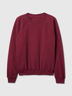 Vintage Soft Raglan Sweatshirt | Gap Maroon Sweatshirt, Gap Sweatshirt, Outfit Collages, Jumper Short, Fall Trends Outfits, Arch Logo, Toddler Jeans, Raglan Sweatshirt, Vintage Soft