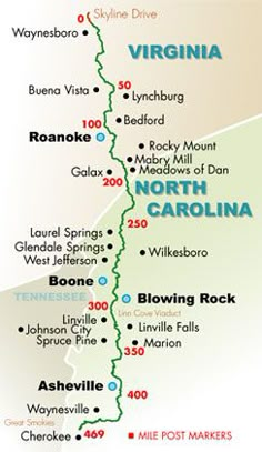 a map of the north carolina state with its major cities and rivers, along with other destinations