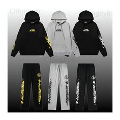 Stylish Black Hoodie & Sweat pant Pullover at an Unbeatable Price Description: Handmade Clothing Unisex Tracksuit Elevate your casual and activewear collection with our Long Sleeve Unisex Tracksuit Set. Designed for comfort, style, and versatility, this tracksuit set is perfect for workouts, lounging, or everyday activities. Key Features: Modern Design: This tracksuit set features a sleek, contemporary design that suits various occasions. Its minimalist look ensures you always stay stylish and effortlessly cool, regardless of the activity. Comfortable Fit: The long-sleeve top and pants are tailored for a relaxed fit, providing ultimate comfort and freedom of movement. The ribbed cuffs and hem on the top, along with the elastic waistband and adjustable drawstring on the pants, ensure a snug Unisex Tracksuit, Sweat Pant, Handmade Clothing, Sweat Hoodie, Tracksuit Set, Everyday Activities, Comfort Style, Athletic Wear, Handmade Clothes