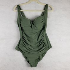 New! Firpearl Women's 14 Underwire Slimming Ruched One Piece Swimsuit Sage Green was just added to eBay. Check it out! #eBay #eBaySeller Green Bathing Suits, Green Swimsuit, Swim Suit, Ebay Seller, Sage Green, One Piece Swimsuit, Check It Out, Bathing Suits, One Piece