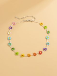 Color: Multicolor Gender: Women Material: Plastic Magnetic: No Details: Flowers Style: Vacation Product Measurements in cm : Size Length one-size 38-43 Flower Decor, Fashion Jewelry Necklaces, Girls Accessories, Necklace For Women, Accessories Jewelry, Fashion Watches, Flower Decorations, Women Girl, Womens Necklaces