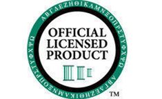 the official license product logo is shown