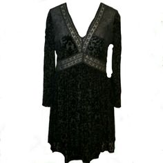 Questions? Leave A Comment Below! Gothic Dress For Date Night In Fall, Gothic Dress For Fall Date Night, Gothic Dress For Night Out, Elegant Winter Mini Dress With Lace Trim, Fall Evening Mini Dress With Lace Trim, Black Lined Dresses For Fall, Fall Lace Trim Dress For Night Out, Fall Lined Black Dresses, Fall Black Lined Dresses