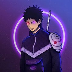 Obito Uchiha, Anime Character, Naruto, Purple, Anime, Instagram, Art