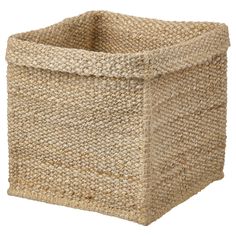 a large woven basket is shown on a white background with the bottom section folded up