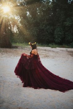 Marsala tulle dress Burgundy fluffy gown Tulle woman dress Photoshoot tulle gown Beautynaturaldesign Woman fluffy dress Romantic tulle gown Rustic Mexican Party, Birthday Theme Photoshoot, Royal Photoshoot, Client Photoshoot, Bday Pic Ideas, Pregnancy Wedding, Burgundy Corset, Black Flower Crown, Garden Princess