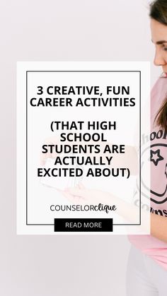 Career activities are always a hot topic for high school counselors since they should be a pillar of what we’re sharing with students. If you’re looking for some ways to refresh career exploration for your high school students, you’ve come to the right place. Read on for some of my most popular career activities and different ways you can use them with your students High School Guidance Lessons, High School Advisory Activities, Career Projects For High School, Career Activities For High School, Business Activities For Students, Career Lessons For Middle School, College Readiness Activities High School, Career Readiness Activities, Career Exploration Activities High School