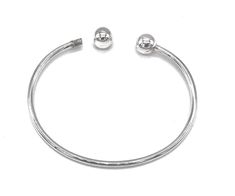 925 Sterling Silver Solid Screw End Charm Torque Bangle Bracelet, Circumference of Bangle 20 cm and 2.5 mm Thick This silver torque bangle has a screw - on ball end which allows you to easily add and change charm beads to create a unique piece of jewelry. It comes in a pretty gift bag. Charm Beads, Fine Jewelry Bracelets, Silver Plated Jewelry, Charm Bangle, Gorgeous Bracelet, Pretty Gift, Star Charms, Bracelets And Charms, Silver Bracelets