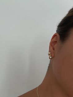 Your favorite oversized hoops. Wear them day to night, with jeans and a white tee or a power pant suit. We made them easy to put on (trust us, we've tried on every hoop!) and hollow, so they won't weigh you down.Complete the look with our Pavé Hoop Huggie Earrings. Hinged back closure. 14k solid gold—always Weight: 0.5g per earring Measurements: 3x15mm Minimalist 14k Gold Hoop Earrings With Shiny Finish, Classic 14k Gold Filled Hoop Earrings For Everyday Luxury, Minimalist Huggie Hoop Earrings For Formal Occasions, Everyday 14k Gold Wrap Earrings, Elegant Small Hoop Wrap Earrings For Everyday, Timeless Huggie Hoop Earrings, Tarnish Resistant Small Hoop Huggie Earrings For Everyday Wear, Timeless Everyday Huggie Hoop Earrings, Tarnish Resistant Small Hoop Wrap Earrings For Everyday