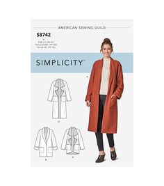 an american sewing guide for women's coats and jackets