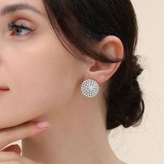 These clip-on cubic zirconia earrings were meant to be seen. They add a luxurious touch to any outfit and can be worn time and time again. Rhodium Plated Product Code: DE1161R Collection: Elizabeth Type: Clip On Material: Base Alloy & Cubic Zirconia Dimensions: Pendant Dimensions: Style: Contemporary & Geometric Includes: Glamorous Cubic Zirconia Clip-on Earrings For Anniversary, Formal Cubic Zirconia Clip-on Earrings, Anniversary Crystal Clip-on Earrings With Sparkling Stones, White Round Clip-on Diamond Earrings, Anniversary Clip-on Crystal Earrings With Sparkling Stones, Anniversary Clip-on Earrings With Sparkling Crystal Stones, Clip-on Cubic Zirconia Earrings In White Gold, White Gold Clip-on Diamond Earrings With Cubic Zirconia, White Gold Cubic Zirconia Clip-on Diamond Earrings