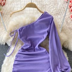 Materials: other Size: one size Color: red, light green, lake blue, purple, brown, black, off white. Gray Purple Off-shoulder Spring Dress, Purple Off-shoulder Mini Dress For Spring, Green Lake, Red Light, Blue Purple, Light Green, Bell Sleeve Top, Off Shoulder, Off White