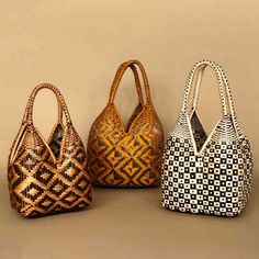 Small purse 4 tetas hand bag, Decorative wicker basket bin | IndieArt – indie-art.co Hand Woven Baskets Free Pattern, Vegetable Juices, Crochet Shoulder Bags, Indigenous Women, Basket Case, Decorative Baskets, Decorative Basket, Wicker Bags, Hand Woven Baskets