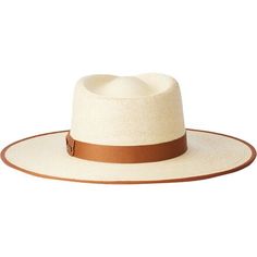 With a wide 4-inch brim and fine Tripilla straw, Brixton's Jo Straw Rancher Hat delivers plenty of sun protection and style that's appropriate for town as well as the ranch. White Straw Hat Bands For Ranch, White Straw Fedora For Rodeo, White Toquilla Straw Hat For Ranch, Cream Curved Brim Straw Hat For Travel, White Toquilla Straw Panama Hat For Ranch, Cream Straw Hat With Curved Brim For Travel, Classic Wide Brim Hat For Vacation, Cream Straw Hat For Travel With Curved Brim, Country Style Toquilla Straw Sun Hat For Travel