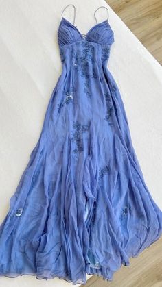 Classy Spaghetti Straps Chiffon Long Prom Dresses Backless Prom Dress, Prom Dress Inspo, Prom Dress Inspiration, Backless Prom Dresses, Long Prom Dresses, Pretty Prom Dresses, Grad Dresses, Dress Inspo, Vestidos Vintage