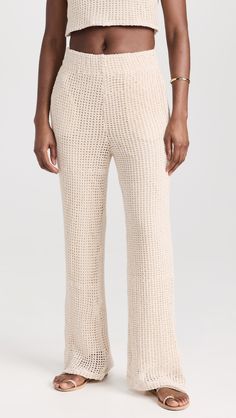 Fast Free Shipping & Free Returns on Line & Dot Paraiso Pants at Shopbop. Shop new arrivals from Line & Dot at Shopbop.com Super Cute Crochet, Cuffed Trousers, Dots Clothing, Line Dot, Sweaty Betty, European Designs, China Fashion, Cute Crochet, Healthcare Professionals