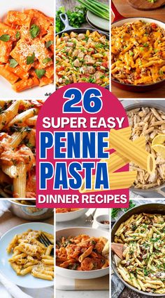 20 super easy penne pasta dinner recipes