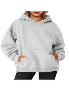 Material: Made of 50% polyester and 50% cotton,these materials are thick and comfortable,keep you warm in the fall and winter.
Design:Oversized hoodie,pullover sweatshirts,drop shoulder collar,long sleeve sweater with pocket,fall outfits for women,winter fashion clothes,aesthetic clothing,y2k fleece casual style.
Match: This fleece-Lined Pullover Sweatshirt is easy to pair with casual pants,sweatpants,jeans, joggers, shorts, sneaker, casual shoes to creating a fashion and pretty looking in fall Cozy Fit Hoodie Sweatshirt With Pockets, Comfortable Long Sleeve Hoodie With Pockets, Oversized Solid Color Hoodie With Crew Neck, Trendy Solid Color Long Sleeve Hoodie, Winter Hoodie With Drop Shoulder And Pockets, Trendy Long Sleeve Solid Color Hoodie, Cozy Hoodie Sweatshirt In Solid Color, Heather Grey Hoodie With Pockets For Fall, Winter Solid Color Hooded Sweatshirt