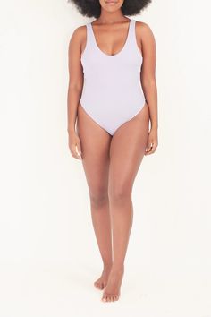 Bonita Bodysuit – Driftwood Maui & Home By Driftwood #lavender #lavenderribbed #pastels #bodysuits #onepieces #swimwear #bathingsuits #retro #90sstyle #chic #mai #driftwoodmaui #maui #hawaii #shopsmall Swim Model, Layered Fabric, Get It Girl, Baywatch, Beach Babe, Shelf Bra, High Cut, Low Back, 90s Fashion