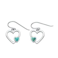 Sterling Silver Simulated Turquoise Heart Hook Love Earrings .925 New Jewelry Female Unisex All our silver jewelry is crafted from .925 silver also commonly referred to as sterling silver. Sterling silver is the standard for beautiful high-quality silver jewelry and cannot be replicated by lower priced silver plated jewelry. It is 92.5% pure silver, mixed with alloys to add strength and durability to stand the test of time. Keep your fine jewelry shiny and elegant by storing it properly. Jewelry Tarnish Remover, Love Earrings, Silver Jewelry Earrings, Turquoise Heart, Silver Plated Jewelry, New Jewelry, Pure Silver, Silver Earrings, 925 Silver