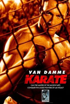 the movie poster for karate starring martial legend van dame