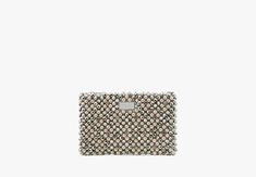 Purl Flower Beaded Mini Shoulder Bag | KATE SPADE The World Is Your Oyster, World Is Your Oyster, Trim Styles, Elegant Look, Flower Bag, Mini Shoulder Bag, Kate Spade Bag, Beaded Flowers, Guest Dresses