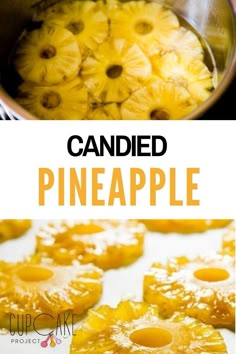 How To Make Candied Pineapple, Candied Pineapple Recipes, Recipe With Pineapple Chunks, Dehydrator Recipes Fruit