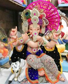 Krishna Ganpati, Ganpati Photo, Sree Leela, Bappa Photo, Shiv Parvati