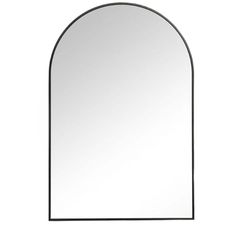 an arched mirror on a white background