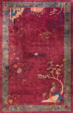 1920s Chinese Art Deco Carpet  ( 10' x 17'2"  - 305 x 523 ). Art Deco Carpet, Chinese Art Deco, Chinese Restaurant, Chinese Art, Small House, Floor Rugs, Art Deco, Carpet, Home And Living