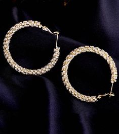 These women's Rhinestone Circle Hoop Earrings are the perfect finishing touch to your wardrobe look. Description: Color: Yellow Gold Gender: Women Material: Zinc Alloy Earring Studs Materials: Stainless Steel Cheap Gold Hoop Earrings With Sparkling Stones, Elegant Cheap Hoop Earrings With Rhinestones, Cheap Alloy Hoop Earrings For Party, Luxury Gold Hoop Earrings For Festive Occasions, Luxury Gold-tone Hoop Earrings For Party, Cheap Round Hoop Earrings For Formal Occasions, Cheap Cubic Zirconia Hoop Earrings For Party, Cheap Elegant Rhinestone Hoop Earrings, Luxury Round Hoop Earrings For Festive Occasions